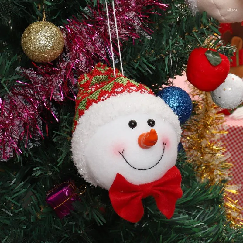 Décorations de noël 2022 accessoires ornements bonhomme de neige/père noël/habillage fournitures vacances fenêtre pendentifs fête