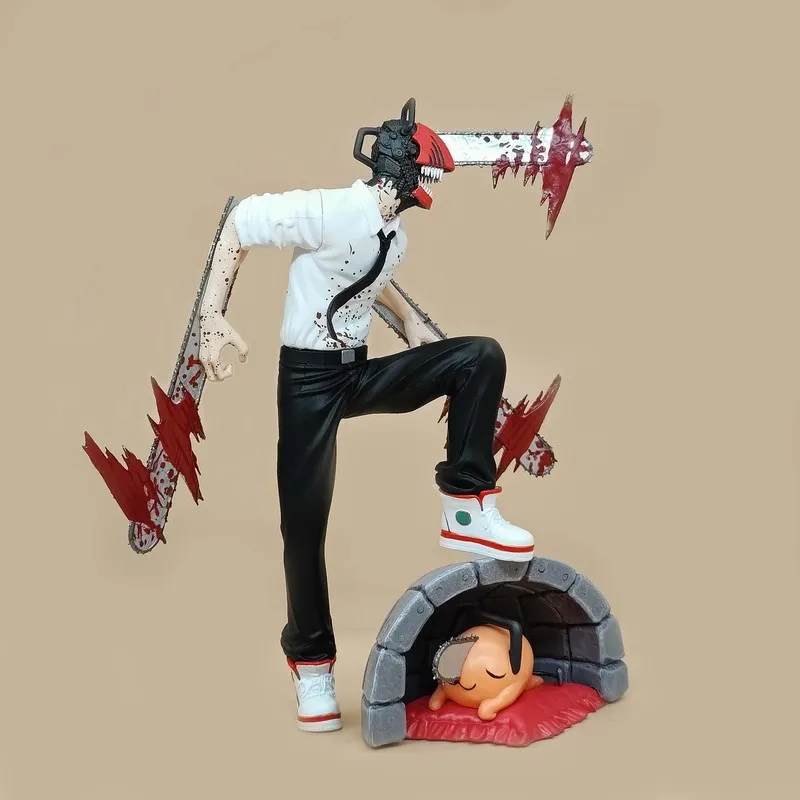 Denji Chainsaw Man Cosplay, Anime Cartoon Chainsaw Man Doll Plush Gift