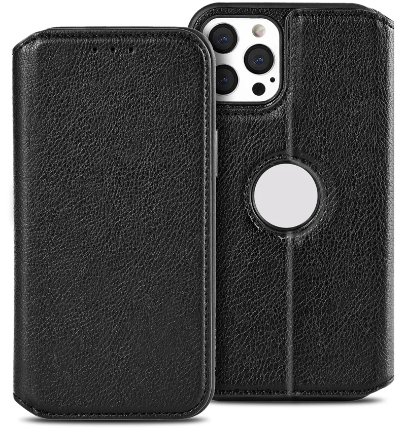 Magnetic Wallet PU Leather Case Cover For iPhone 14 13 12 11 Pro xs Max 7 8 Samsung S22 S21 S20 ultra Plus Premium Flip Phone Cases With Credit Card Slot Holder Pocket