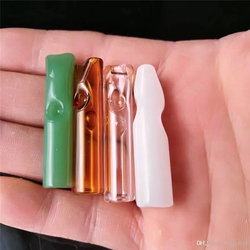 Boquilla de succión de vidrio de color, venta al por mayor, accesorios de tubería de agua de vidrio para cachimba