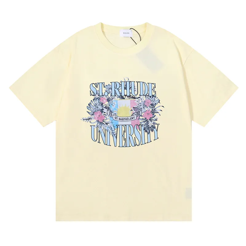 Men`s Plus Tees Short Sleeve Floral Print Quality Cotton Casual T-Shirt Top