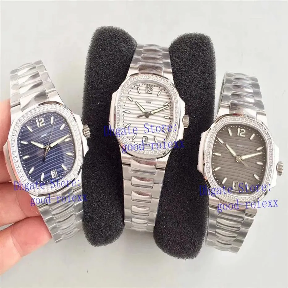 Luxe diamant bezel dames automatische Cal 324 SC Watch Ladies PF Factory 7118 Miyota Date horloges saffier eta sport pols polswa287n