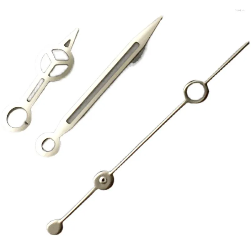 Watch Repair Kits Stainless Steel NH36A NH35A Hands Silver Plated Luminous Pointer For SKX Movement Needle