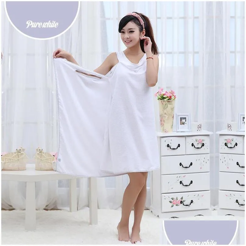 Magic Bath Towel For Women Wearable, Spa Shower Body Wrap, Towel Robe  Women, Bathrobe, Beach Dress Drop Delivery Home & Garden DH0423 From  Moham_shop, $5.68