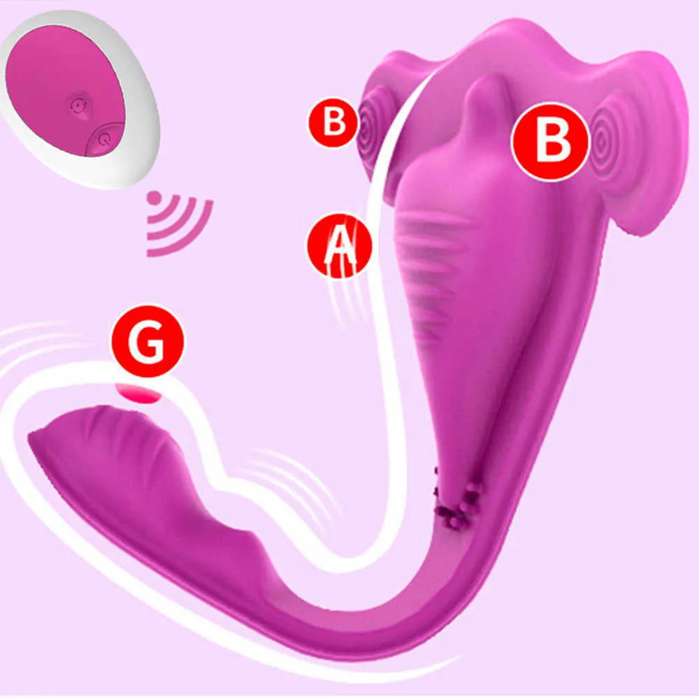 Remote Control Wearable crotchless panties Vibrator for Women - Powerful  Vagina Massager and Clitoris Stimulator - Adult Sexy Toy for Couples  Porn Games