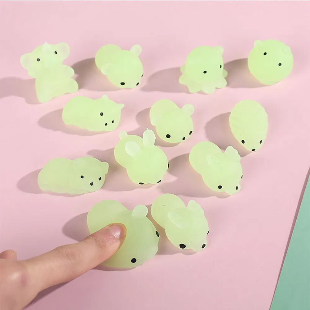 Glow Mochi Squishy Toys Cute Antistress Mini Animals