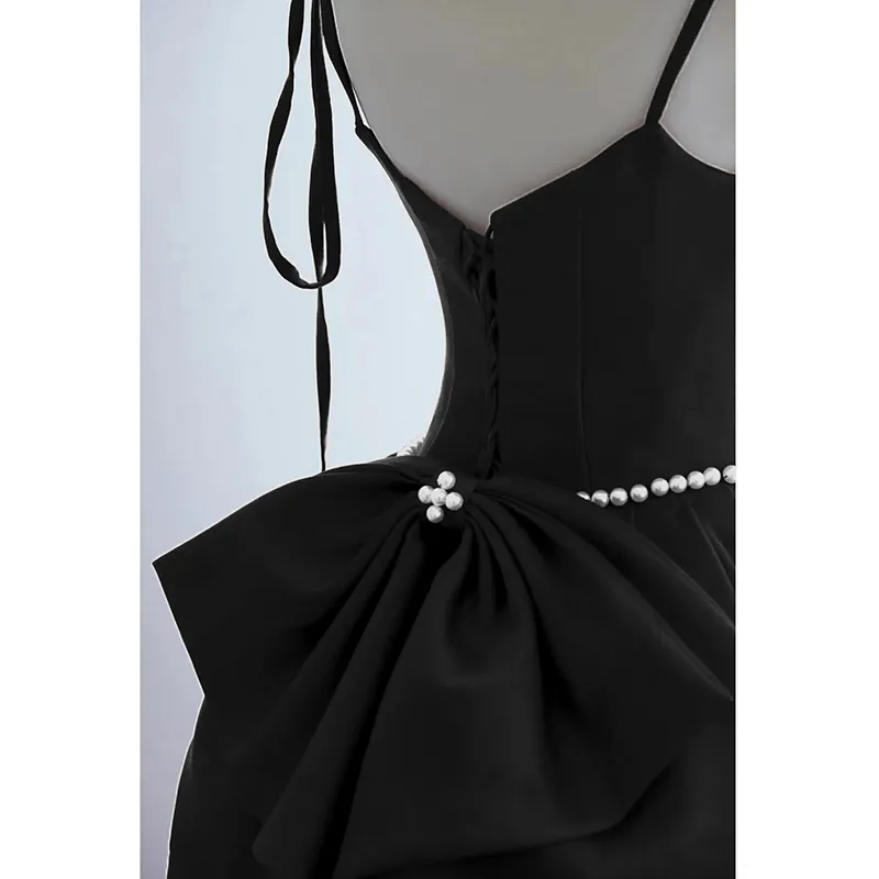 Black Beaded Medieval and Renaissance Costume Ball Gown Sleeveless Blend  Fabric from Dhgate Theme Costume - price 119.8