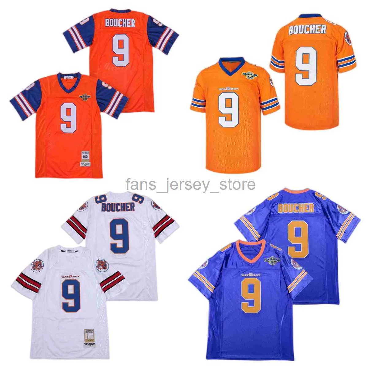 Football Game Jerseys Throwback Style Football Fan Jersey, #9