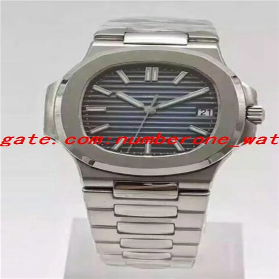 Business Factory Mens Automatic Cal 324 SC Watch Date White Dial Men Eta 5711g Platinum Full Steel Watches Waterdichte mannen Wat314i