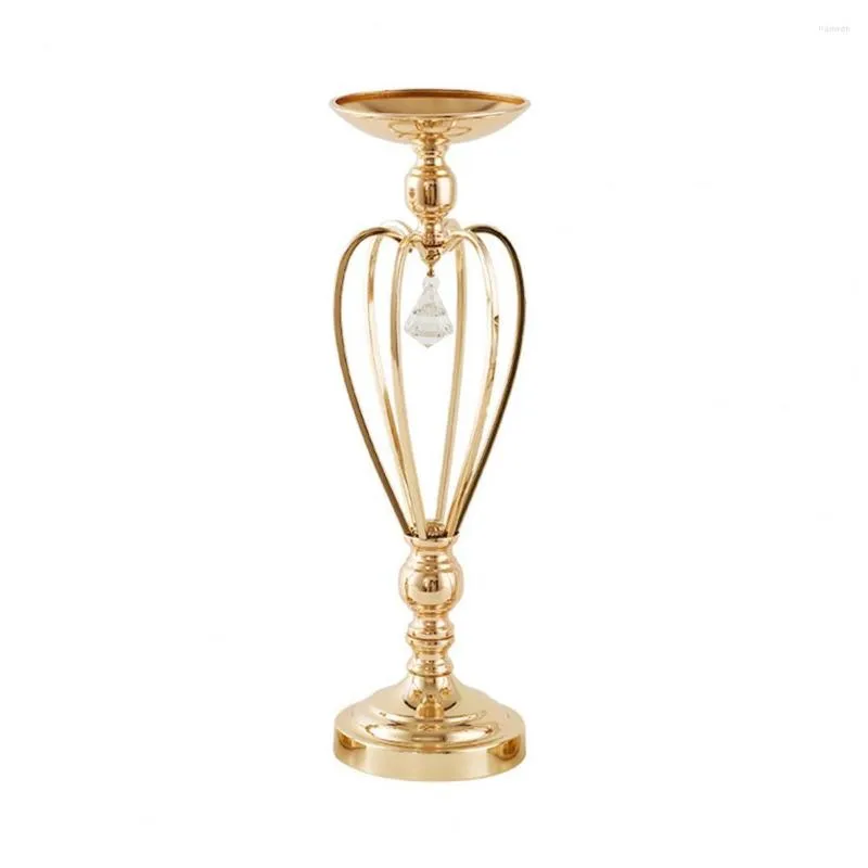 Bougeoirs en fer forgé, conteneur pratique, support de pièce maîtresse de Table à collectionner, magnifique bougie pour fête