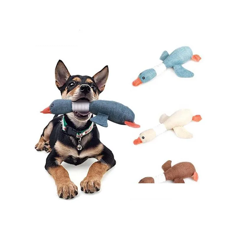 Chat Jouets Pet Vocal Sound Antibite Dents Nettoyage Linge En Peluche Formation Divertissement Éducatif Big Chewing Drop Delivery Accueil Garde Dhags