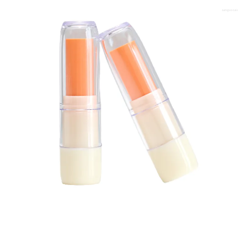 Opslagflessen lege lipcontainer rond oranje lippenstiftbuisverpakking direct vullend diy 11,8 mm stokfles 25/50 stcs