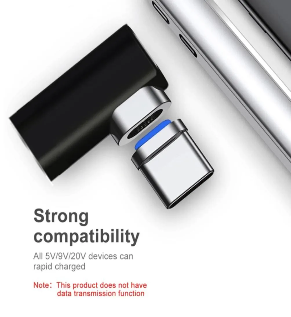 USB -typ C -kabel till typecmagnetisk adapter f￶r MacBook Samsung S8 S9 OnePlus 5 5T 6 Snabb laddningsmagnet USBC -anslutning8755840