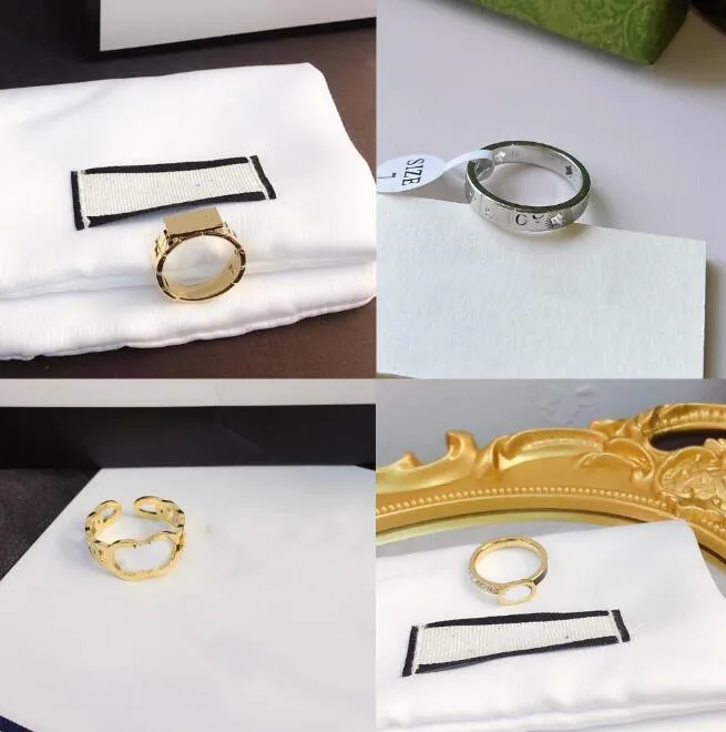 20Style högkvalitativ smyckesdesigner Artikel ringer kvinnor älskar charms bröllopsmaterial rostfritt stål strass fin fingerring