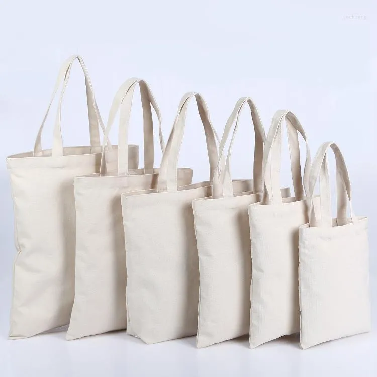 Opakowanie prezentów 5pcs torba na płótnie bawełniana torby wielokrotnego użytku na zakupy torebki tkaniny spożywczej kobiety niestandardowe logo druk