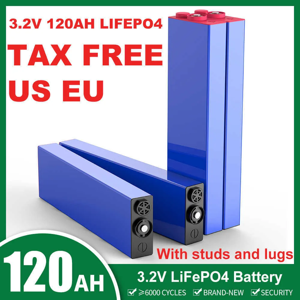 3.2V 120AH LIFEPO4 Batterifattig Batteri En ny laddningsbar litiumj￤rnfosfatceller Packa djup cykel 12V 24V 48V f￶r lastbil RV -vagn