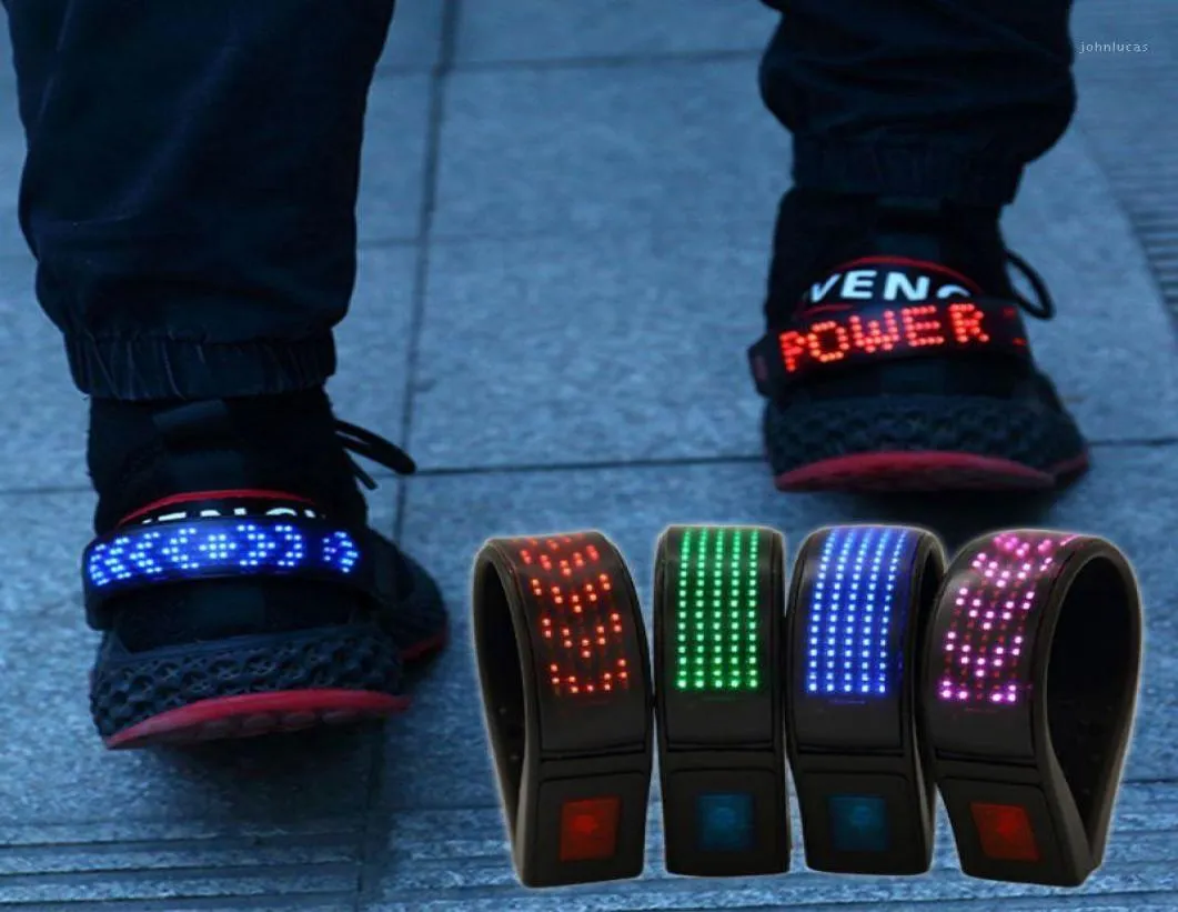 Chaussures de bracelets intelligents Clip Light Light IP67 Night Warning Lights Decoration pour cyclisme Dance Street 19243469