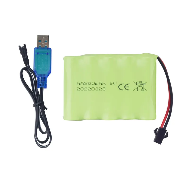 bateria para carrinho de controle remoto 7,2V 1800mah AA plug tamya  recarregavel