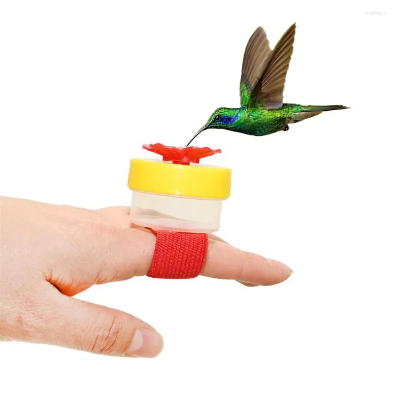 Andere vogelvoorzieningen handheld Hummingbird Feeders met Suction Cup Multifunctionele mini -feeder creatieve huisdieren Food Container Trade Wild