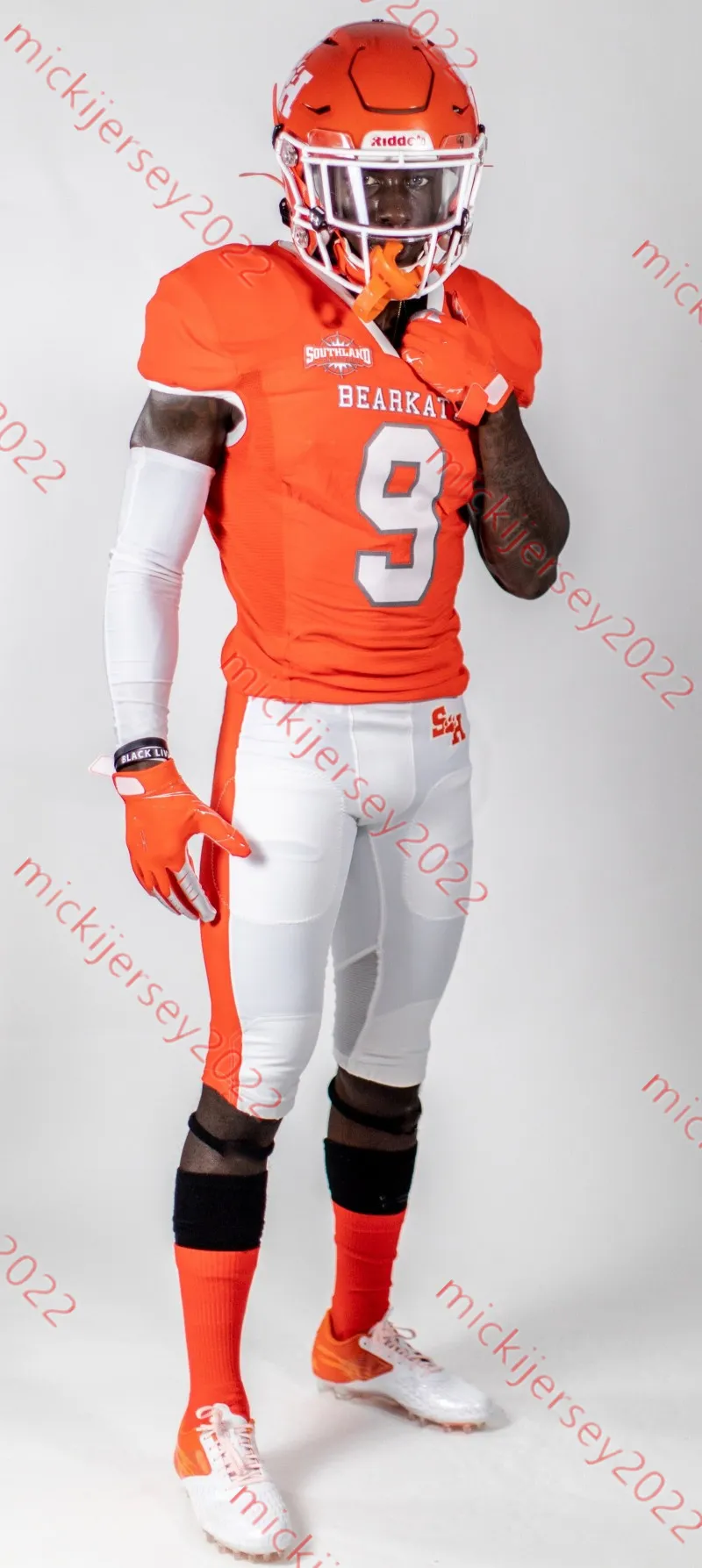 Mens Custom Sam Houston State Bearkats Football Jersey: 4 AlVonte Woodard,  11 Chris Murray, 0 DaVeawn Armstead, 2 Ife Adeyi, 92 Lloyd Murray Jr. -  Youth Stitched from Dhgate American College Football Wear - price 23.84, image size:800x1787