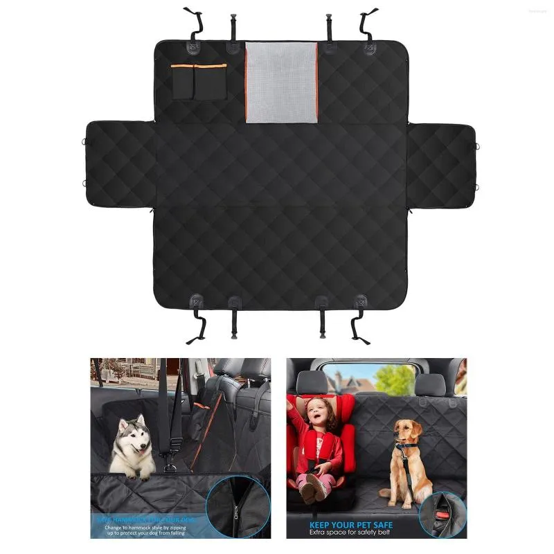 Housses de siège de voiture pour chien Housse de protection pour animaux de compagnie Coussin de hamac arrière