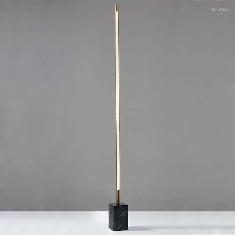 Floor Lamps Modern Simple Marble Living Room Lamp Creative Minimalist Nordic Study Bedroom Bedside Art