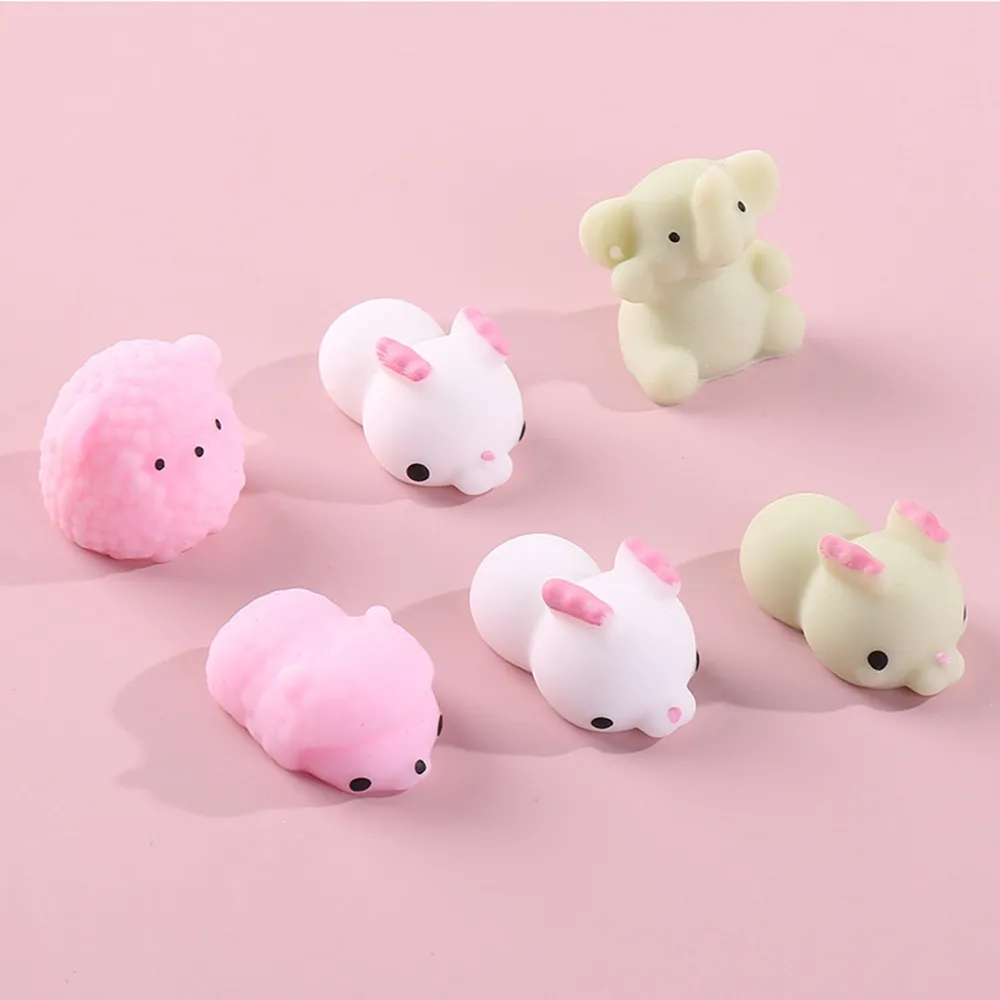 Kawaii squishy speelgoed mini mochi knijpen schattige kleine dieren stress hand mochies fidget speelgoed voor kinderen volwassenen figet 1240