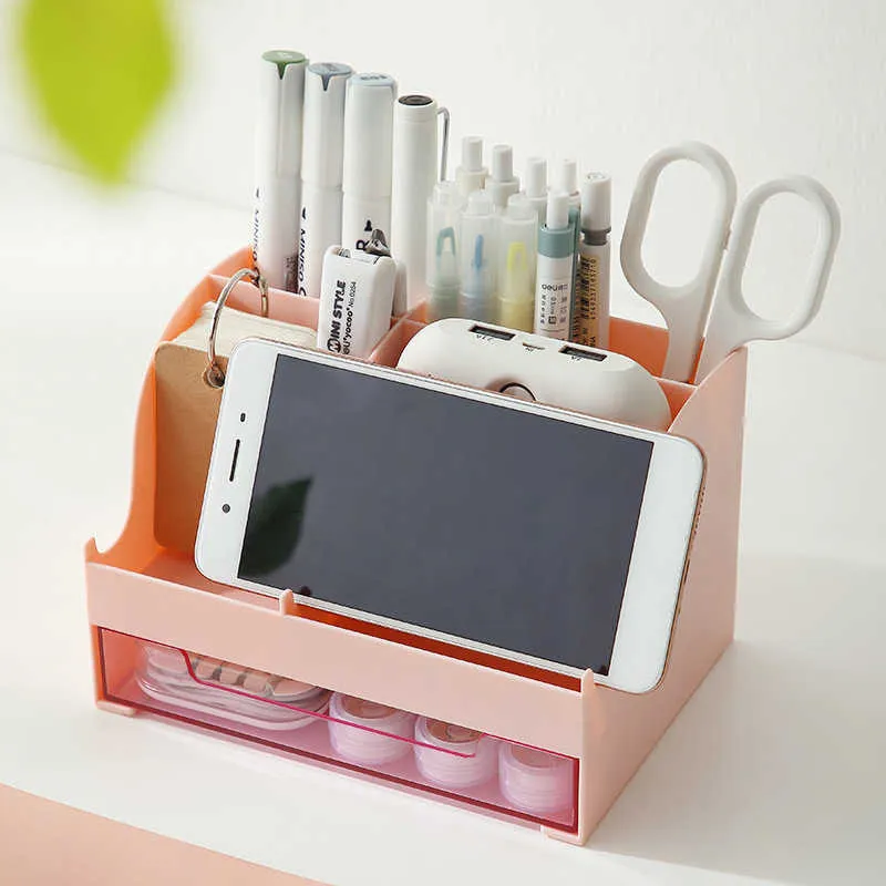 Wholesale Plastic Desktop Pen Caddy For Desk With Drawer Perfect