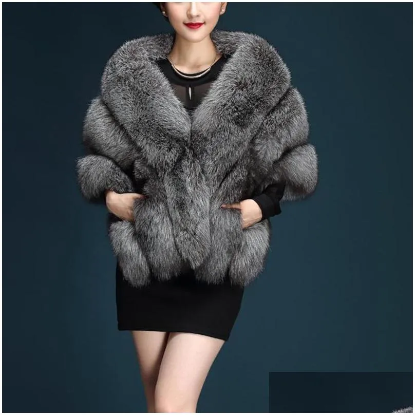 scarves winter women faux fur long shawl stole wrap shrug scarf bridal wedding elegant pashmina warm female waistcoat cloak coat