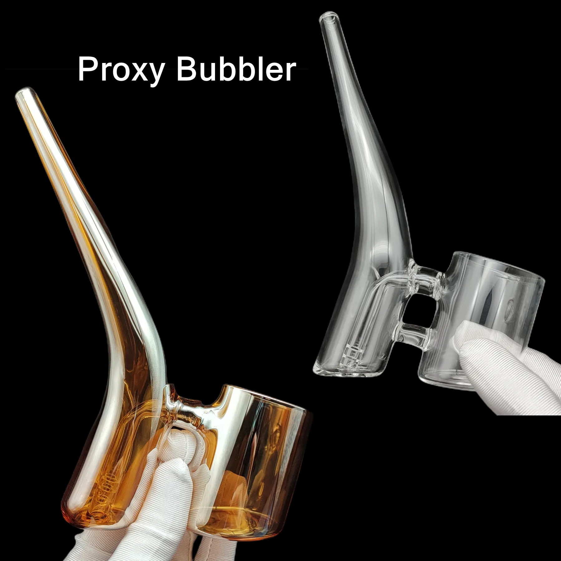 Proxy Bub Glass Attachment Custom Pipe à fumer Bubbler Bong Remplacement dans des couleurs assorties pour Proxy Vaporizer YAREONE Vente en gros