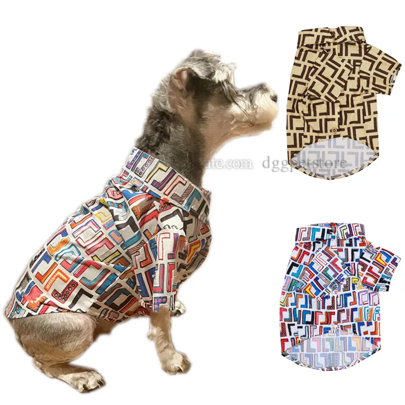 Dise ador de ropa para perros Marca Ropa para perros Camisa de algod n para perros Su ter Camisas de fondo para perrito peque o Cachorro de gato