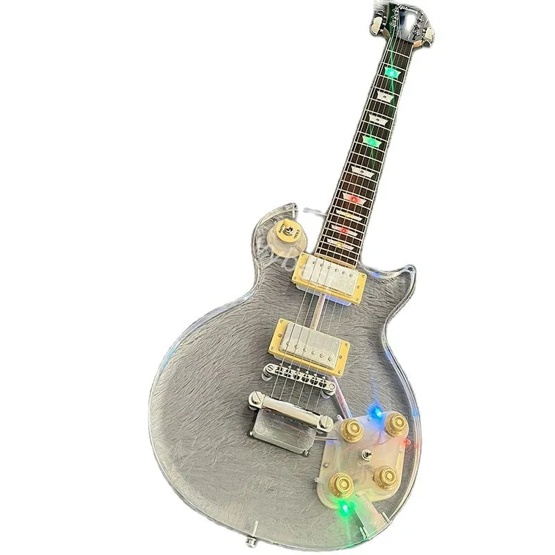 Lvybest Guitare électrique classique Configuration de la lumière LED Accessoires de qualité Bon Timbre Livraison gratuite à domicile.