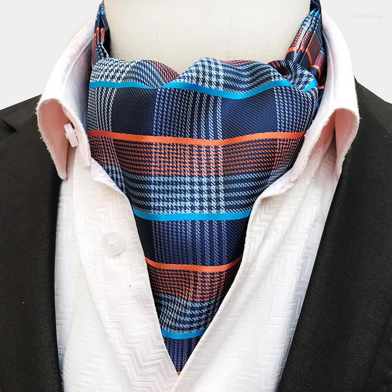 Bow Ties Unique Style 2022 Gentleman High Quality Polyester Silk Jacquard Men's Trendy Casual Cravat Fashion Decorative Tie