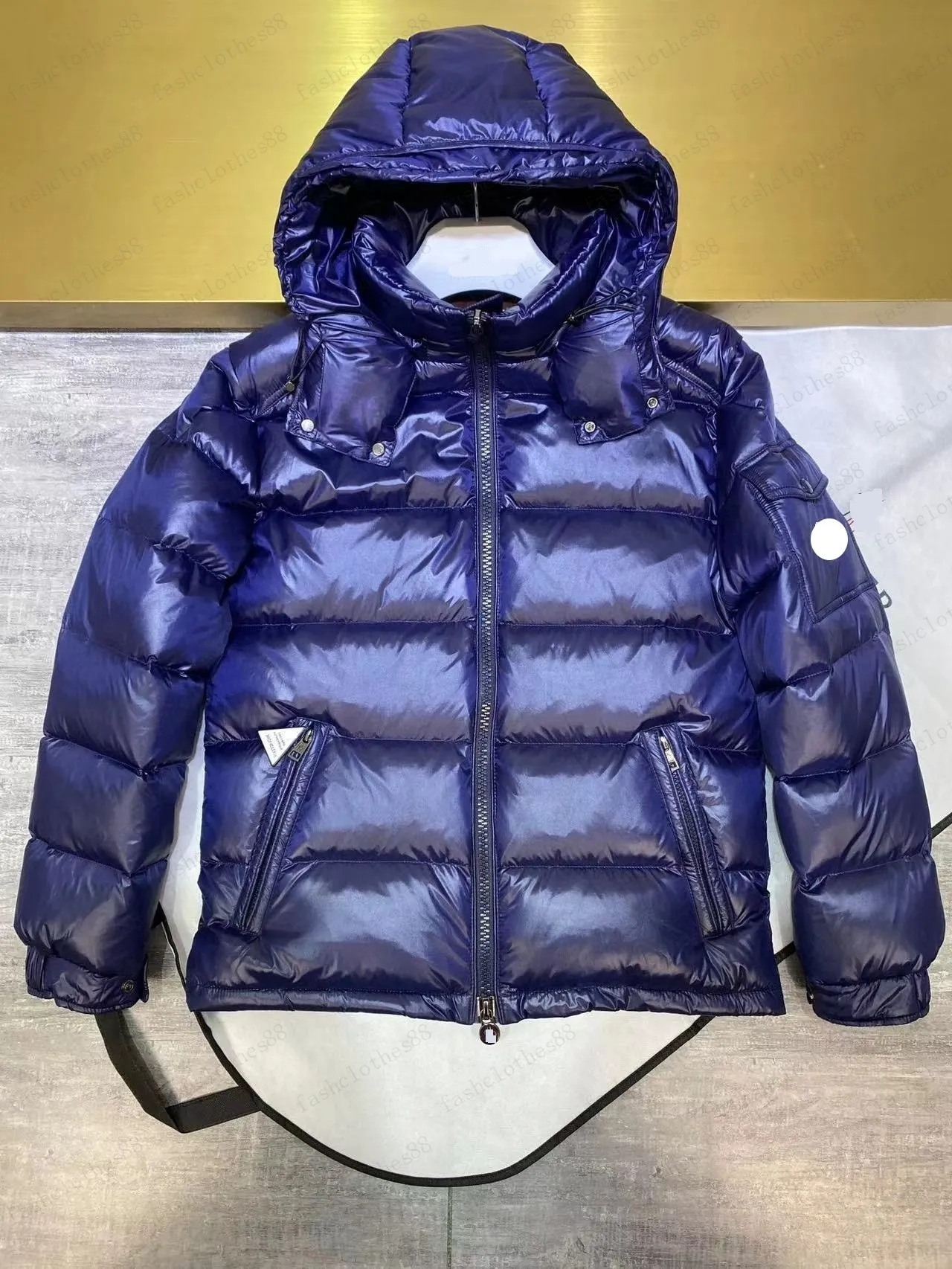 Men s Luxury Puffer Jacket Down Winter Coat with NFC Designer Women s Padded Hooded Outerwear Parkas Embroidered Badge Down Windbreaker Thick