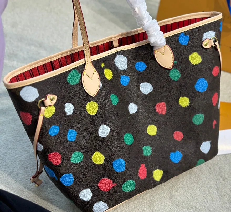 Tote Bag Womens Designer Handbags Sale Women 2pcs set Luxurys Shoulder Bags Graffiti Flower Ladies Leather Purse Crossbody