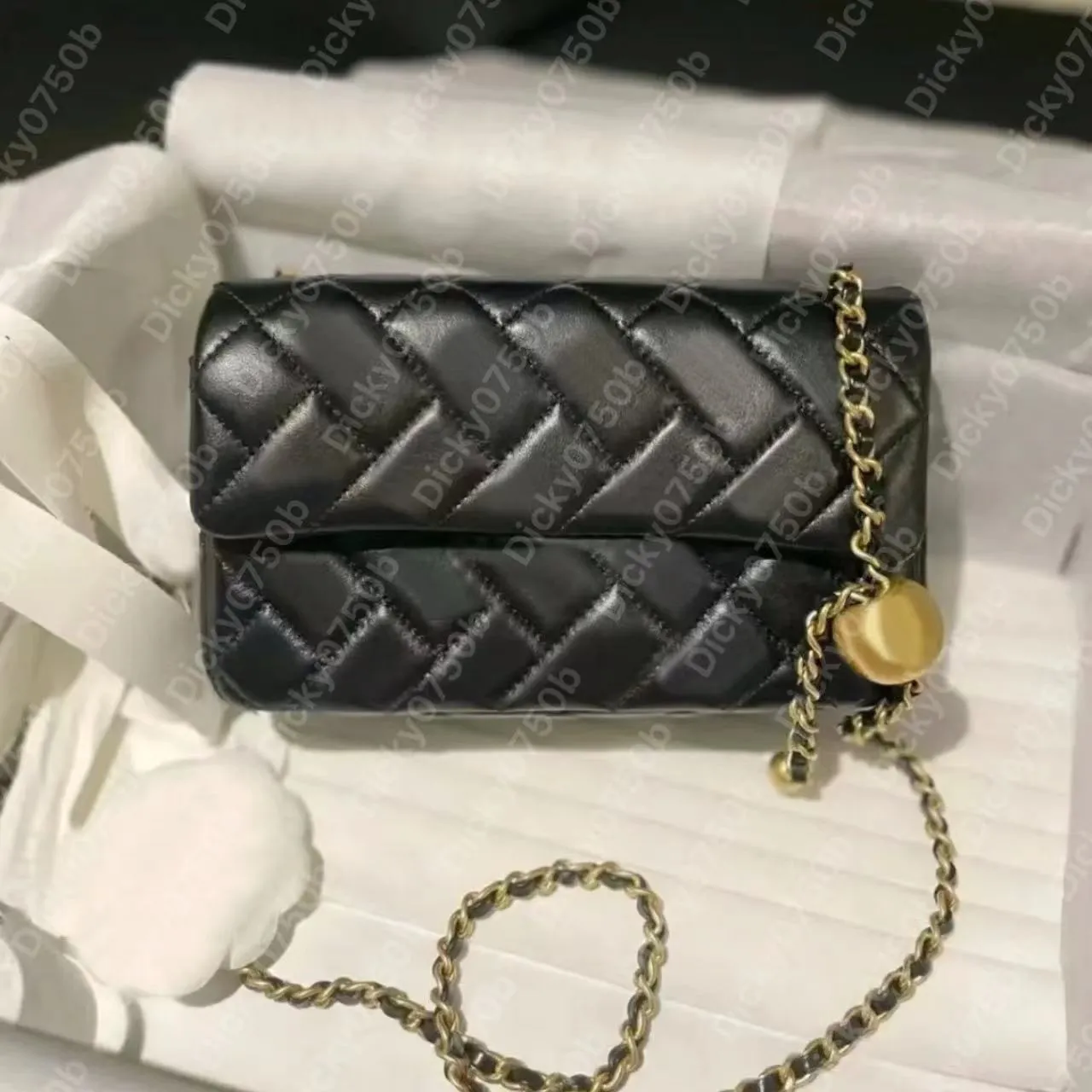 Women Bags Designer purse Luxury shoulder bags beige chain woc Tasche classic flap sac de luxe Handbag Messenger bolsos dicky0750 caviar leather Bag Crossbody Plaid