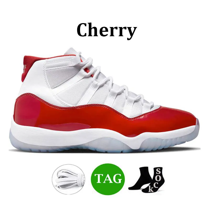 Cherry 11s 11 Basketball Shoes Midnight Navy Cool Grey Prom Night