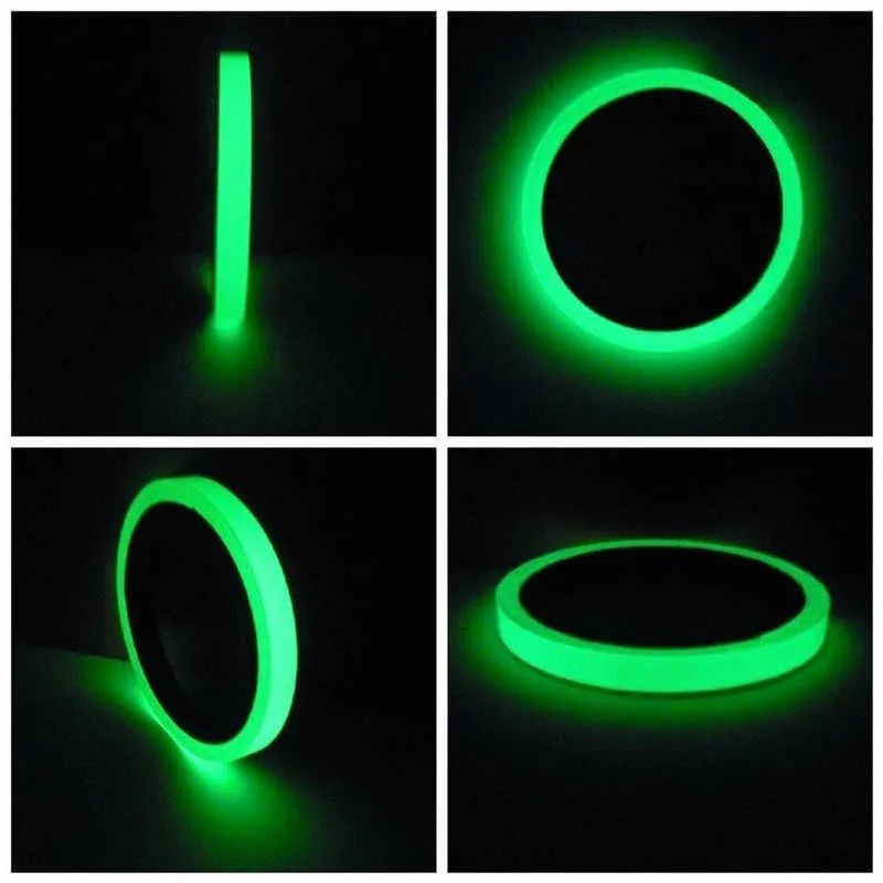 Luminous Sticker Reflective Tape Bicycle Stickers Safety Bike Car Outdoor Tools Use Signs Night Time Warning