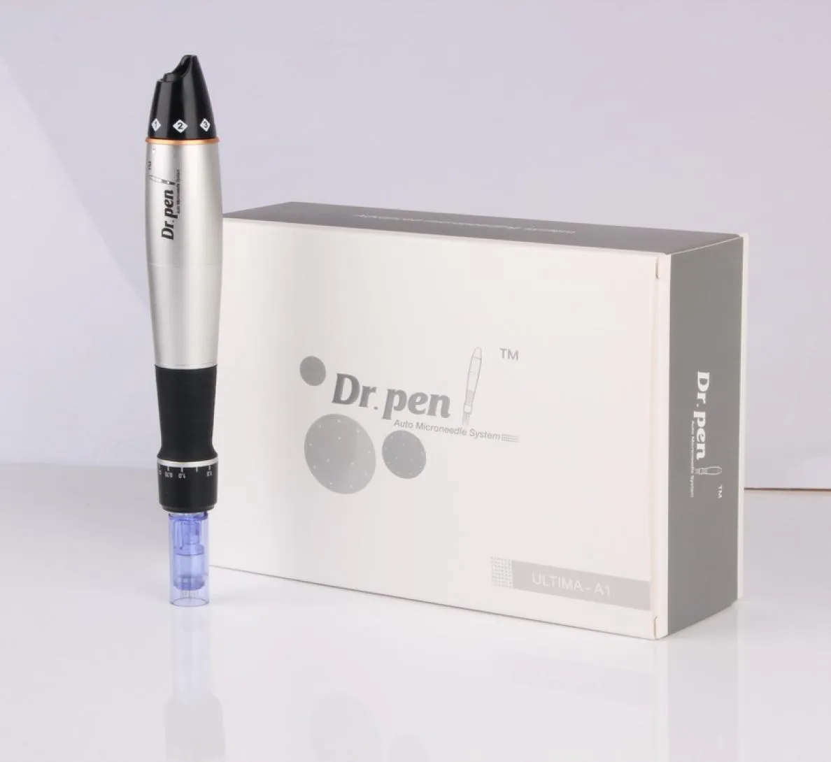Derma dermapen électrique Pen Dr Pen Beauty Roule Micro Needle Fasial, y compris 20pcs à l'aiguille Cartirdages Express 9389022