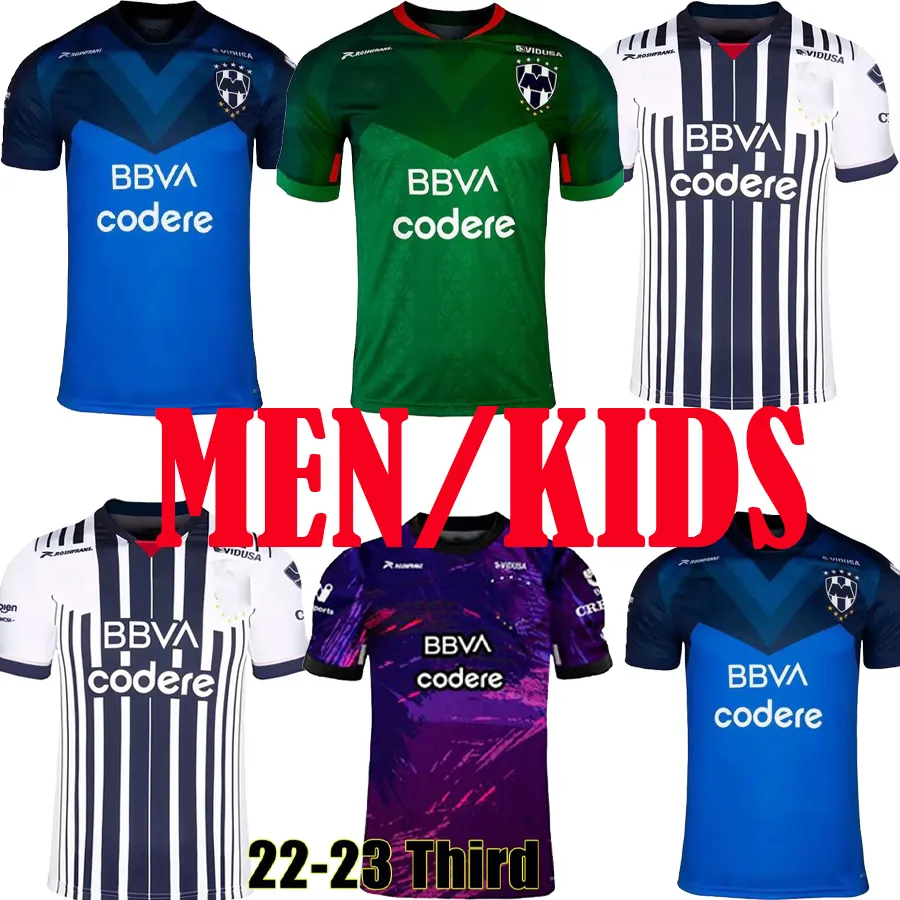 2022 2023 RAYADOS MONTERREY Soccer Jerseys Green Home Away 3rd R.Funes