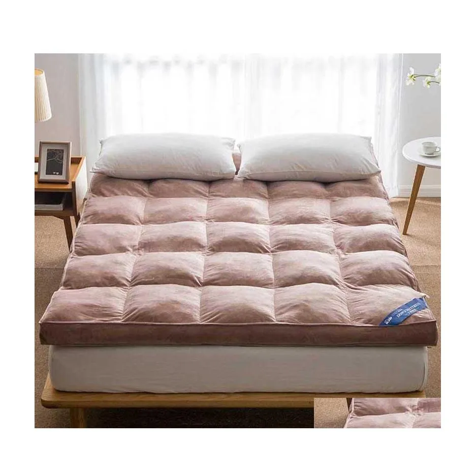 Andra sängkläder leveranser FIVESTAR El Thicken foldbar madrass toppers singel dubbel tatami för familjesängsuddar kung drottning tvilling fls dhxam