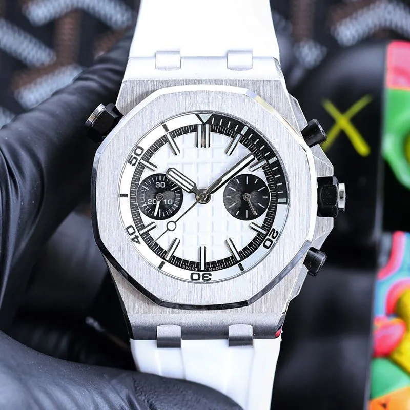 2023 U1 de alta qualidade AAA relógio masculino relógio mecânico Sports Sportswatch 45mm Strapra de borracha macia Sapphire impermeável Orologio di lusso Múltipla cores