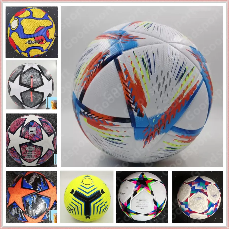 Qatar 2022 soccer ball Size 5 PU high-grade nice match football European champions match liga premer Finals calcio futeball