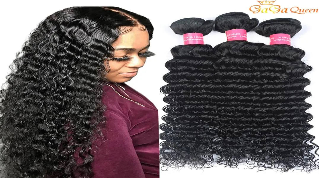 Whole Unprocessed Brazilian Deep Curly Virgin Hair Weaves Bundles Peruvian Malaysian Indian Deep Curly Wave Human Hair Extensi3191960