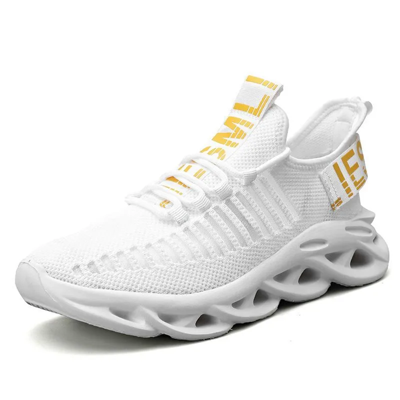 Sneakers Kobiety oddychające buty do biegania mężczyźni Rozmiar 36-46 Wygodne czarne pary swobodne buty Sneaker Buty na zewnątrz Zapatos de Mujer M01