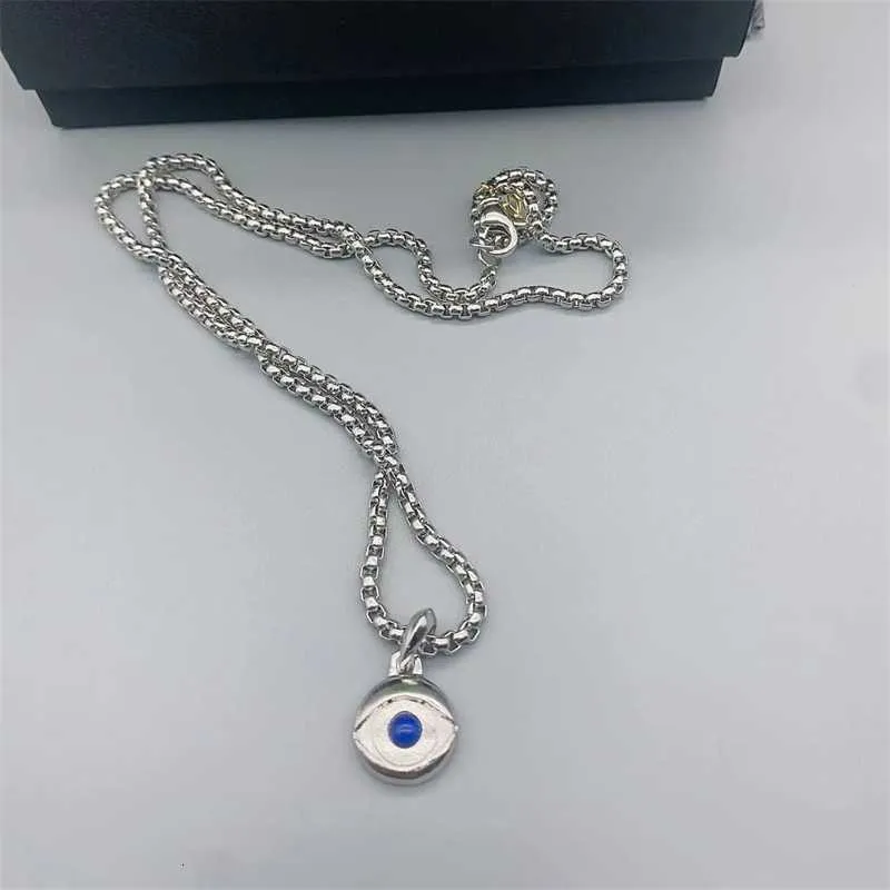 Collier de tennis de luxe de créateur chaîne mauvais œil bijoux de mode pendentif femmes hommes design fête argent hip hop punk hommes colliers noms déclaration bijoux