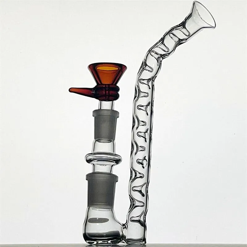 manufacture Combination pipe beaker Glass Bong water pipes icee catcher thick material for smoking 7.5" bongs