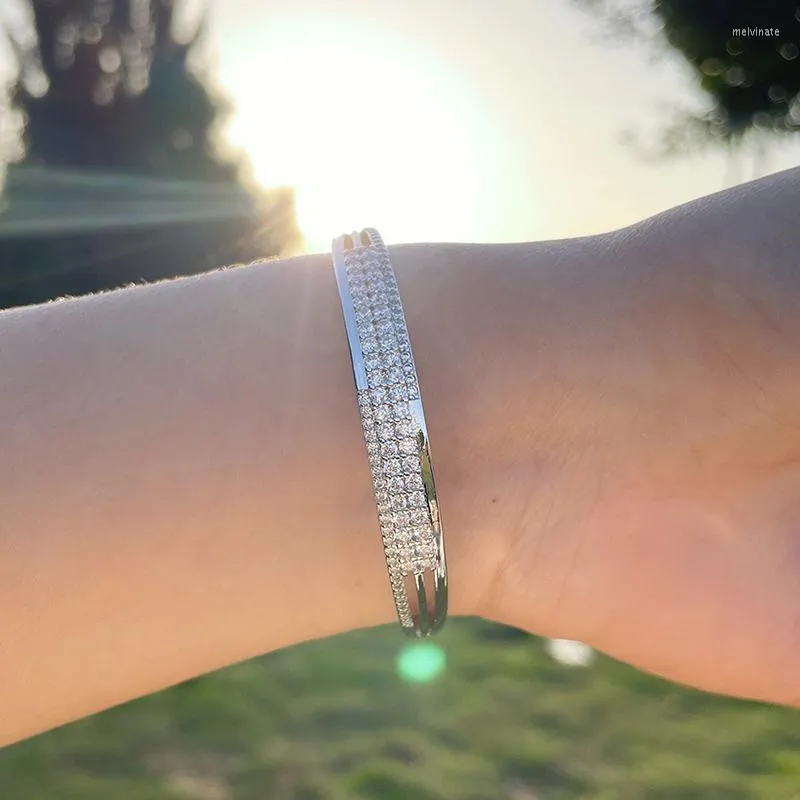 Bangle Brand moda luksus vintage dla kobiet prezenty na przyjęcie weselne miedziana zimowa biżuteria