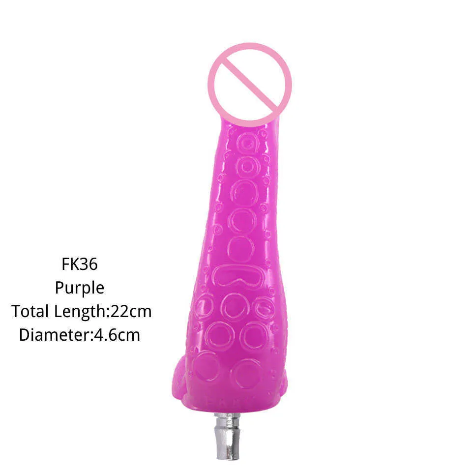 Itens de beleza ROUGH BEAST 24 tipos de acessórios de máquina sexy VAC-U-Lock/Ventosa Dildos diferentes Love for Adult Toy Product