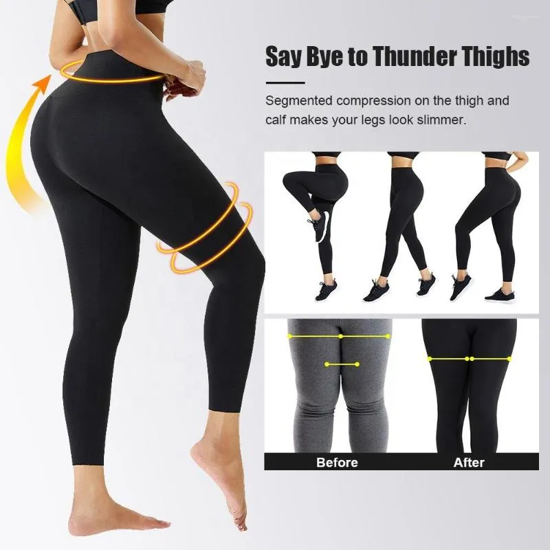 Les fameux de Shapers Traineur Body Shaper Elasticité Leggings serrés Felles d'usure extérieure Pantalons Slim Workout Shapewear